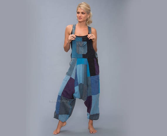 Patchwork Harem Jumpsuit Patchwork Harem Jumpsuit