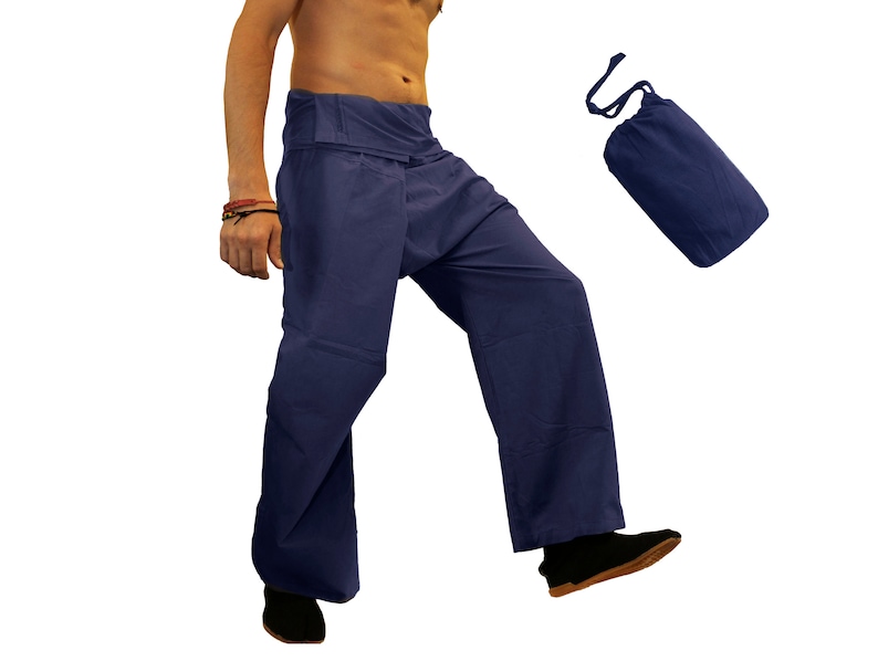 Thai Fisherman Pants Yoga Pants Plain Color Men / Women Thai - Etsy