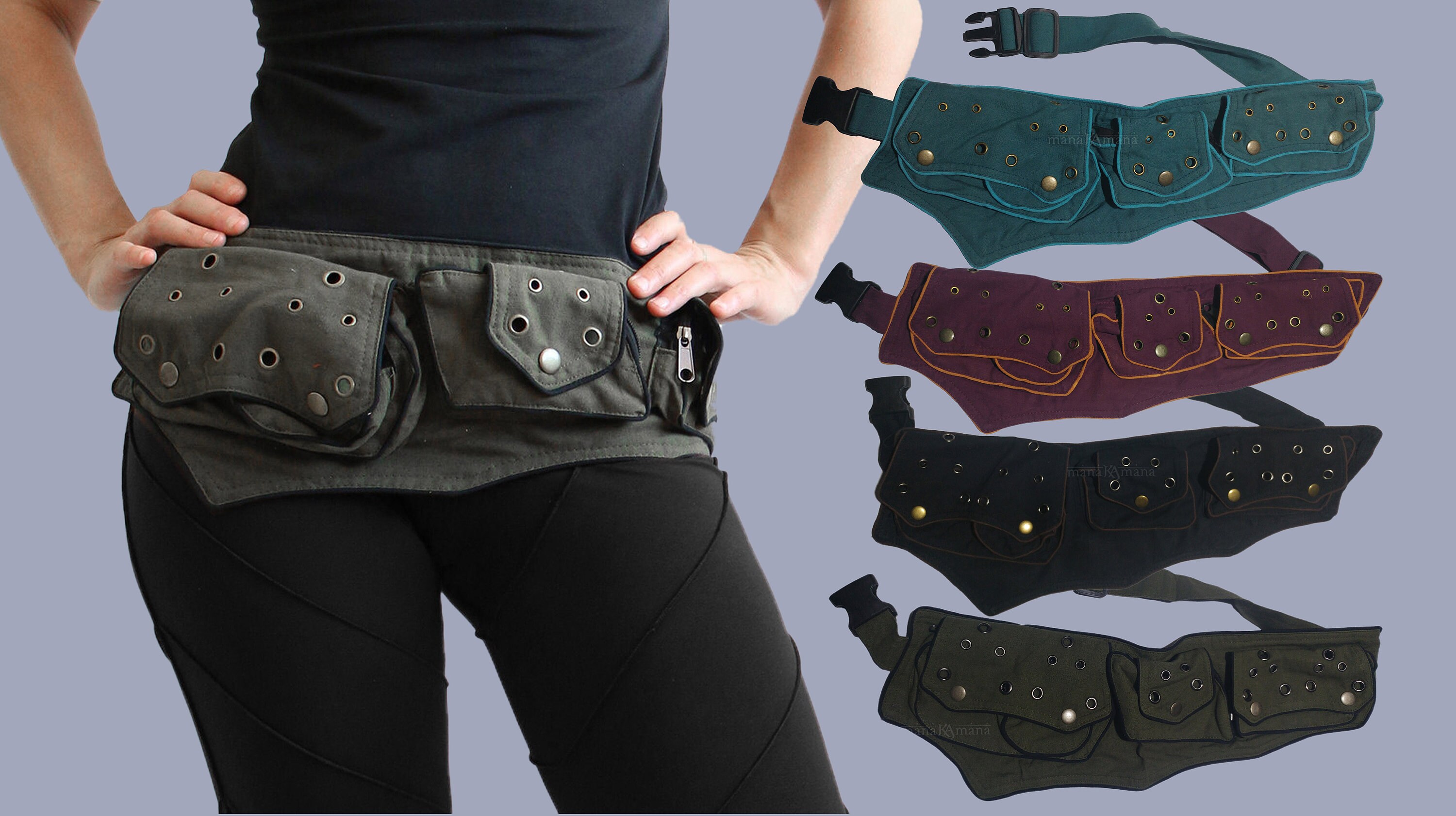 Utility belt Pockets Belt Bag Festival Bag funny pack Etsy