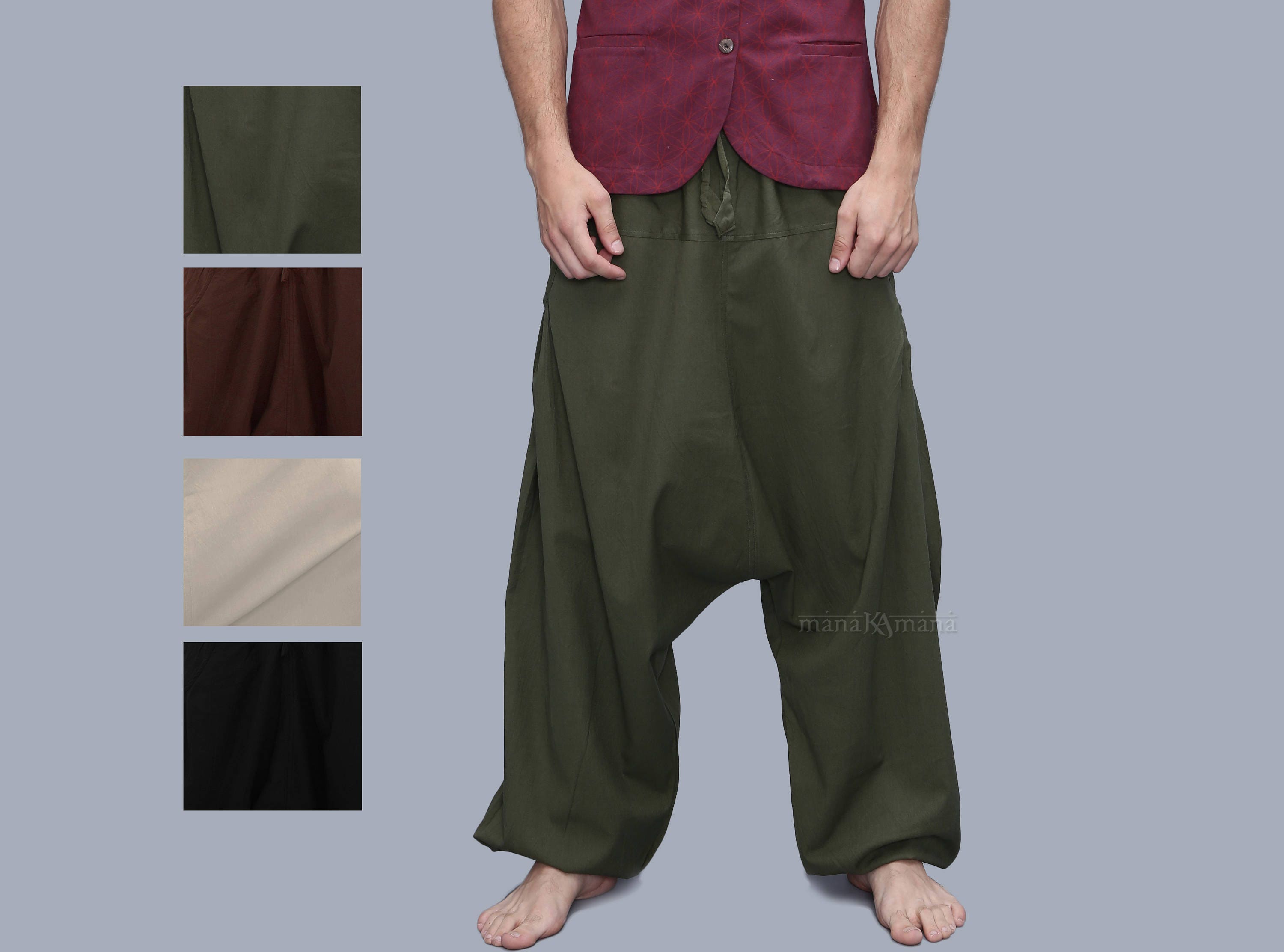 Harem Pants with pockets Aladdin Pants Harem Trousers Yoga | Etsy