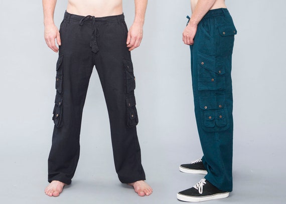 mens summer cargo trousers