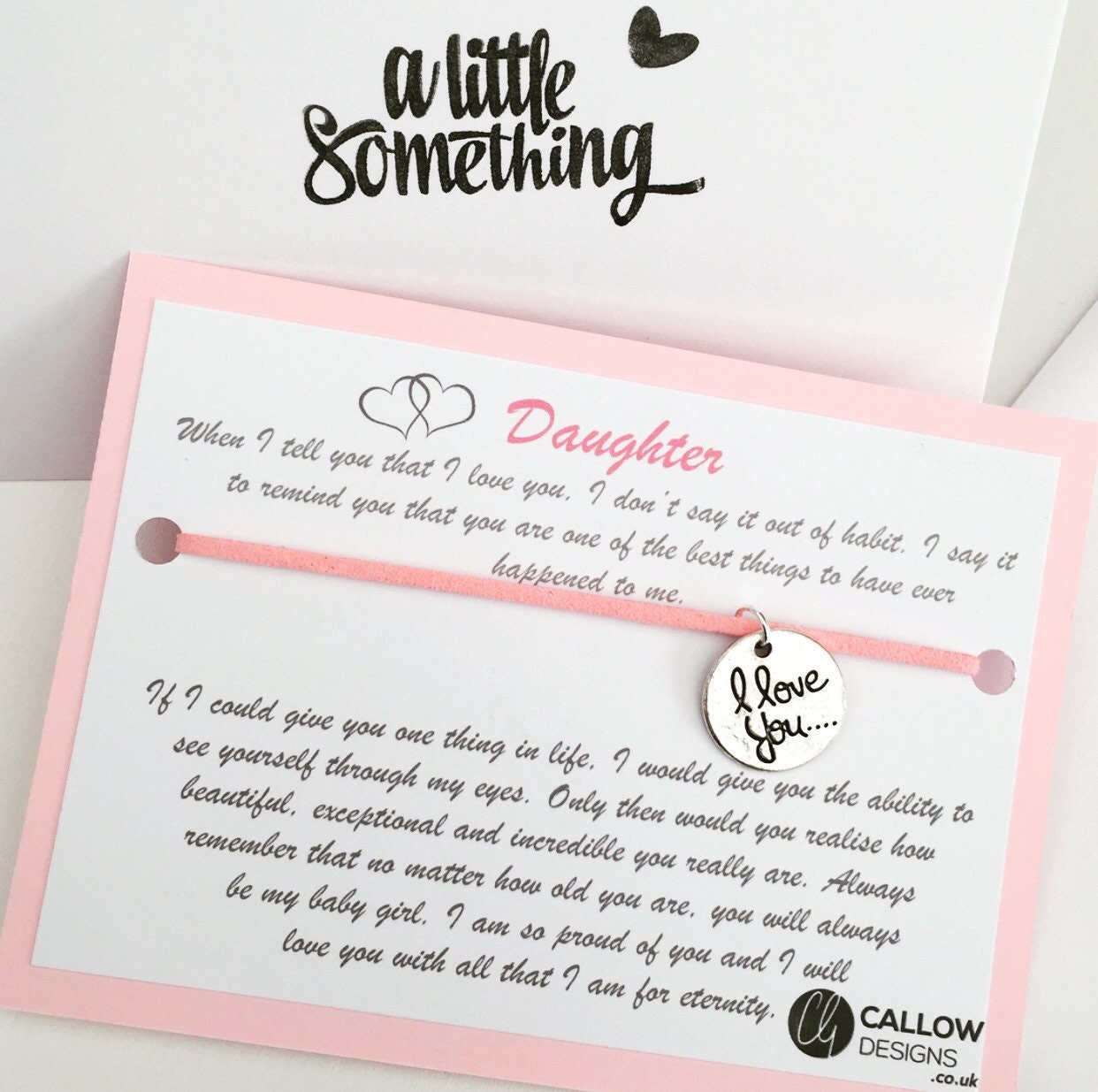 I Love You My Daughter Greetings Card Charm Bracelet Meaning Etsy I Love You My Daughter Greetings Card Charm Bracelet Meaning Etsy
