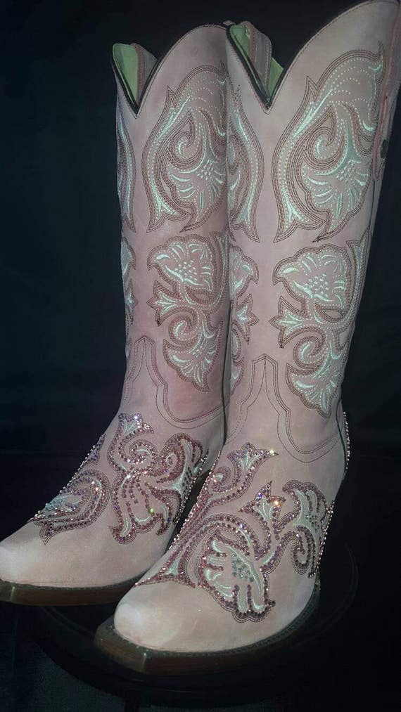 embellished cowboy boots