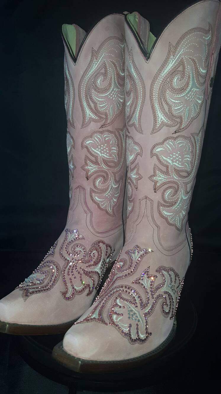embellished cowgirl boots
