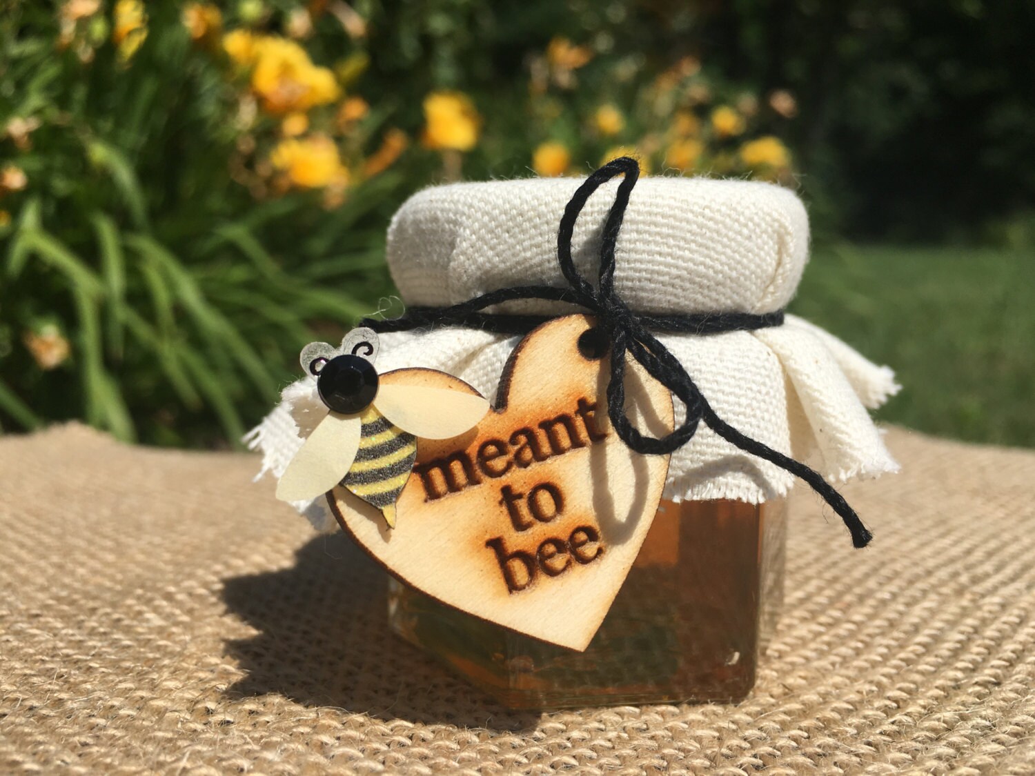 Meant To Bee Mini Honey Jars Wedding Favors Customized Etsy