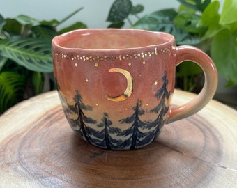 Forest Fire Moon Mug