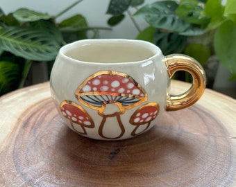 Small Amanita Mushroom Mug