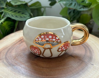 Small Amanita Mushroom Mug