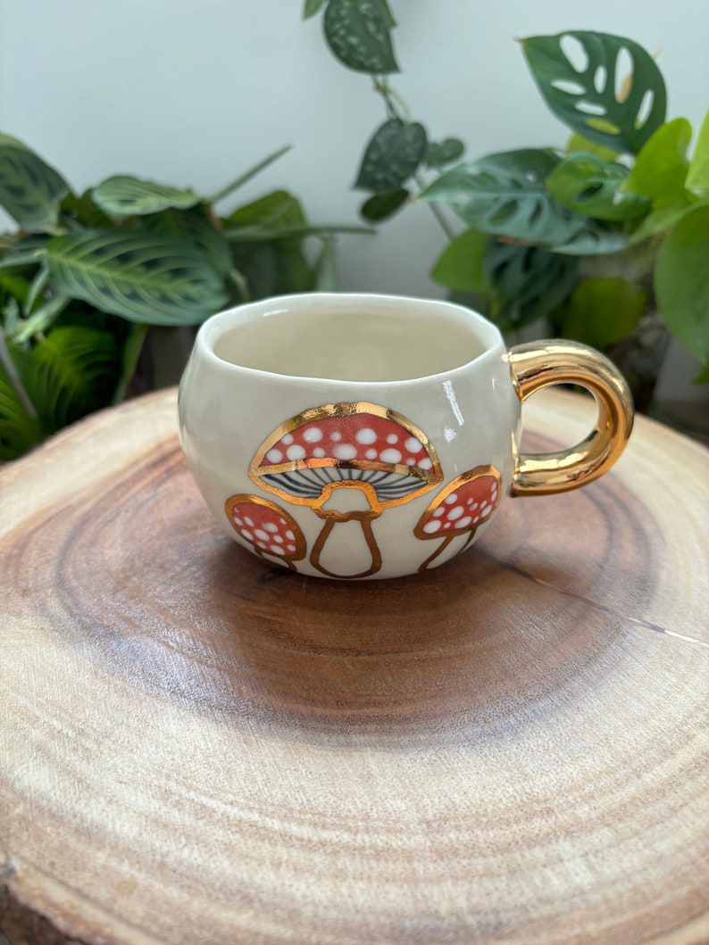 Small Amanita Mushroom Mug image 1