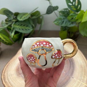 Small Amanita Mushroom Mug image 2