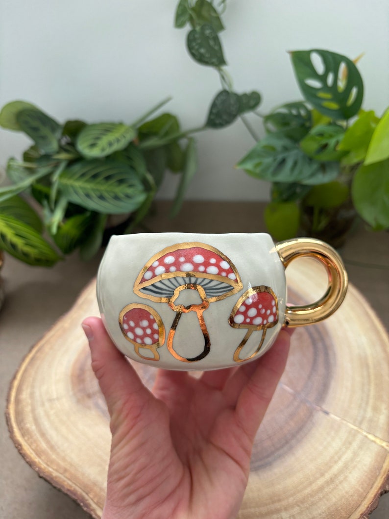 Small Amanita Mushroom Mug image 2