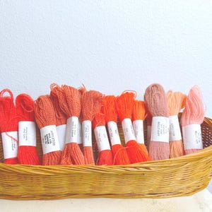 Vintage Appleton Tapestry Wool, 17 skeins made in London, Crewel. needlepoint, embroidery
