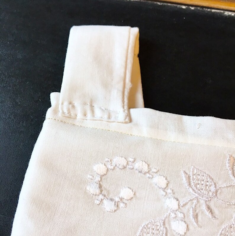 Vintage White Christmas Stocking 1930s Mrs. Pillowcase 1st Etsy