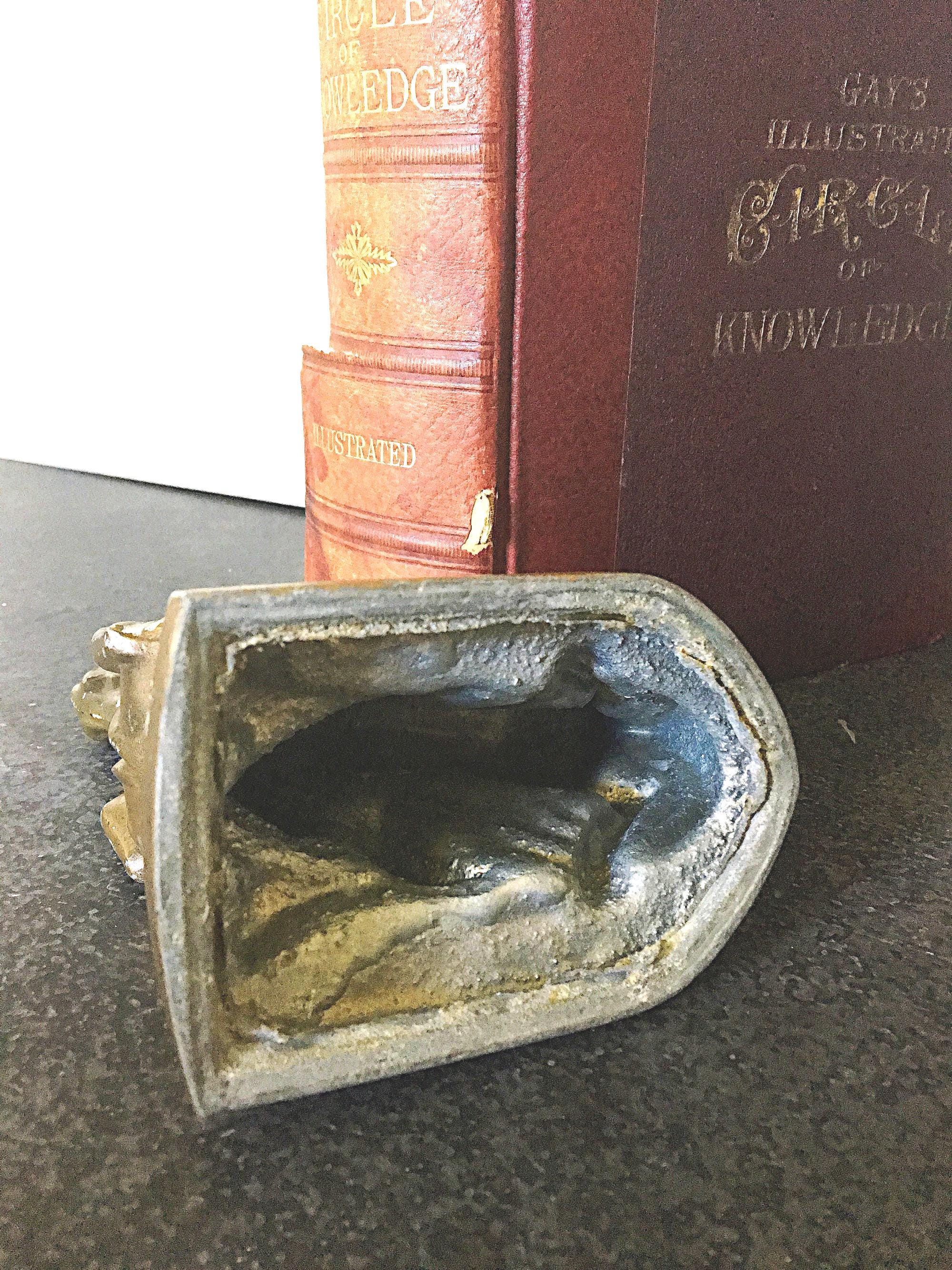 Vintage Art Deco Horse Bookend, 1920's Cast Metal Horse