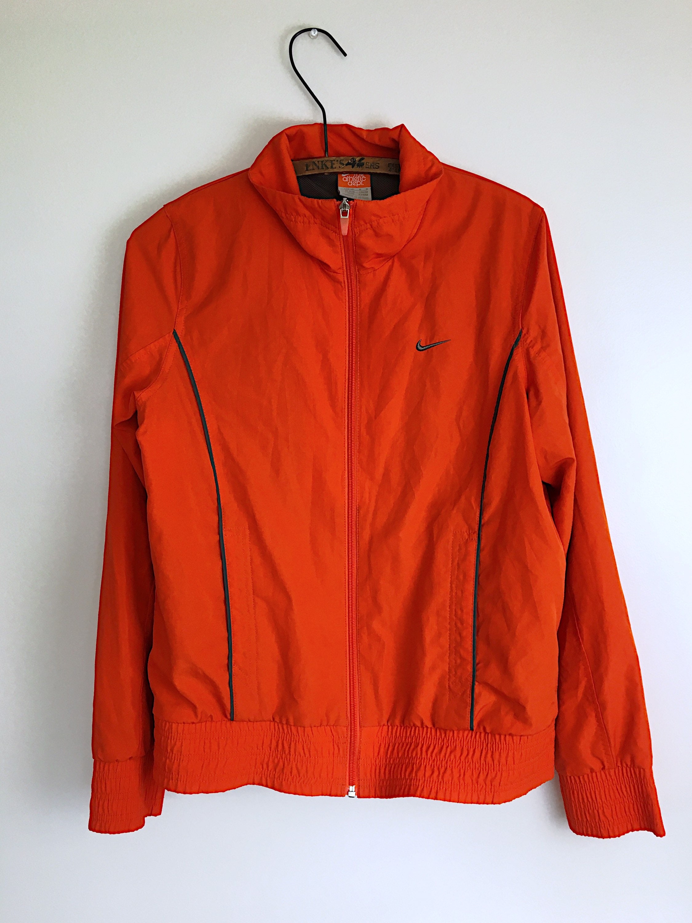 Vintage Track Jacket, 1990 the Athletic Dept, Orange Vintage Track Jacket, 1990 the Athletic Dept, Orange