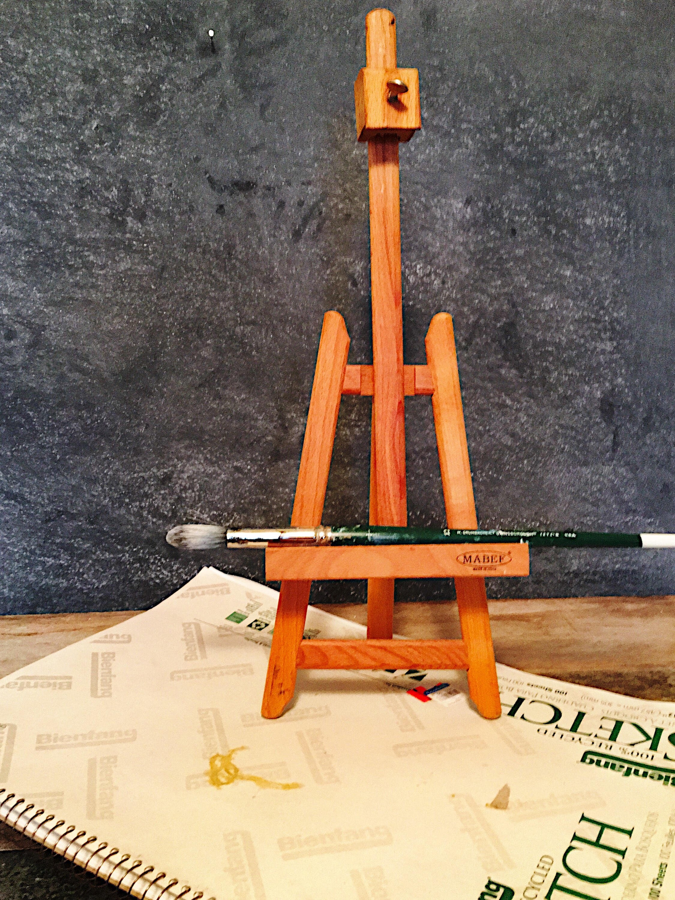 Vintage Tabletop Easel Mabef easel made in Italy Oiled Etsy