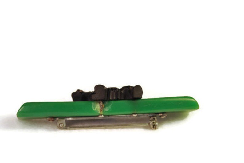 carved bakelite Dog Pin Vintage Bakelite Scotty Dog Brooch