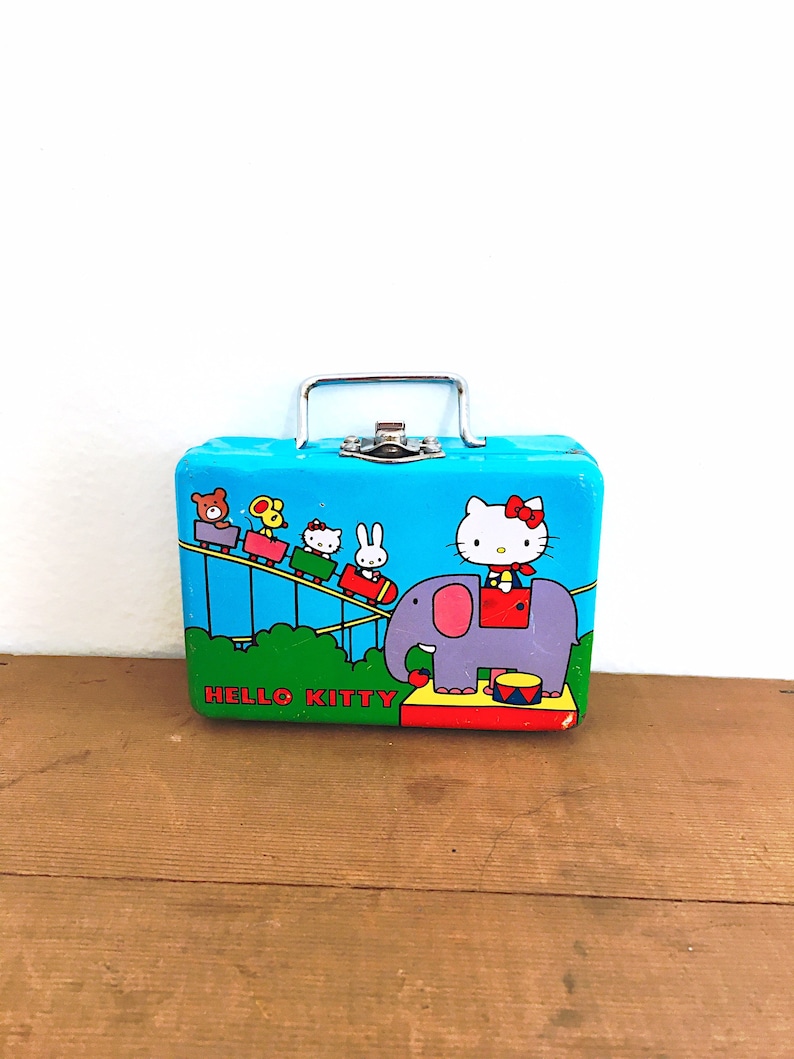 Vintage Hello Kitty Doll Lunch Box 1976 Sanrio Japan Small Etsy