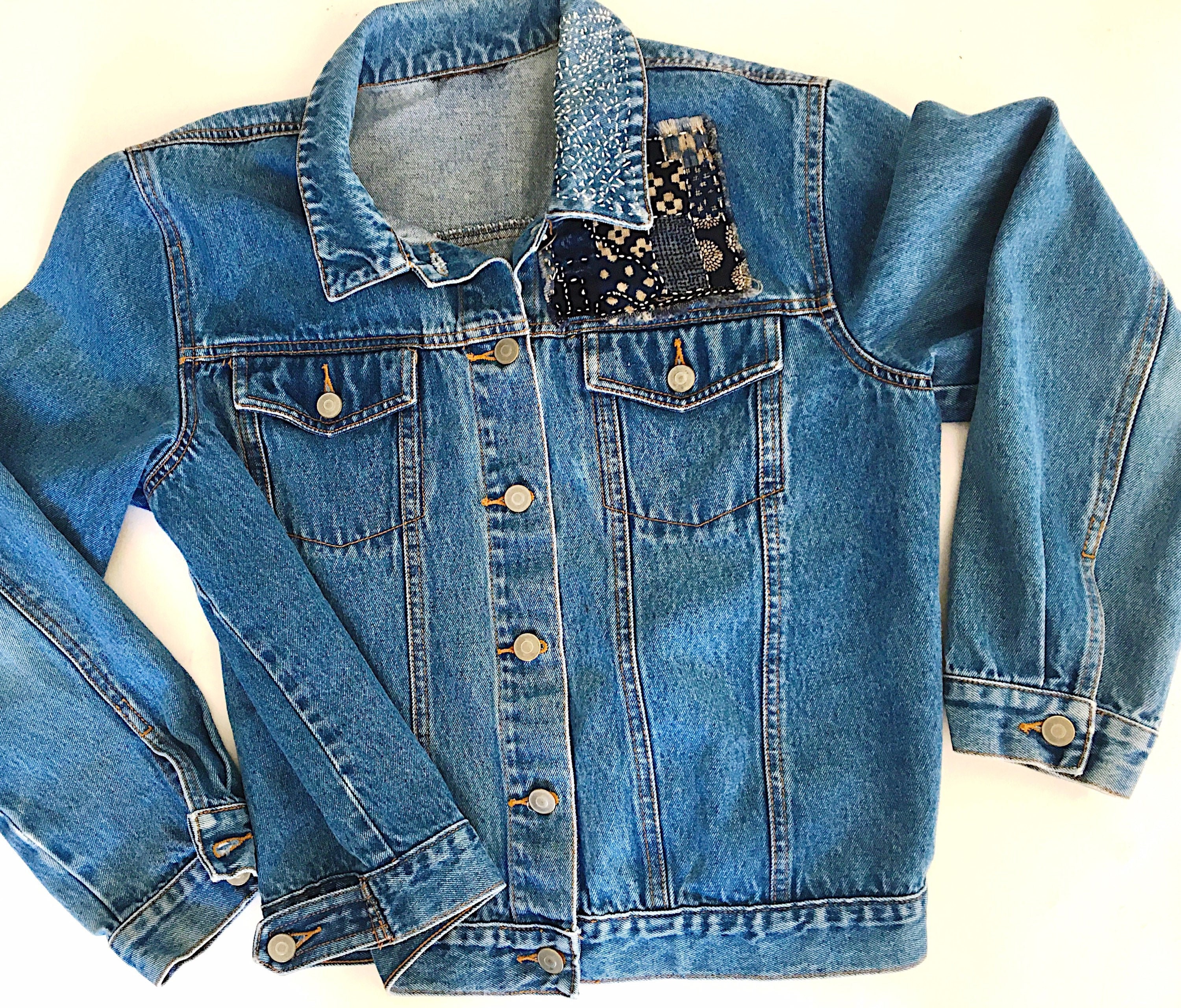 Indigo Denim Jacket - Etsy