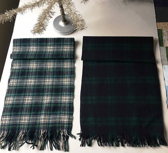 Vintage Pendleton Wool Scarf, Authentic Campbell T
