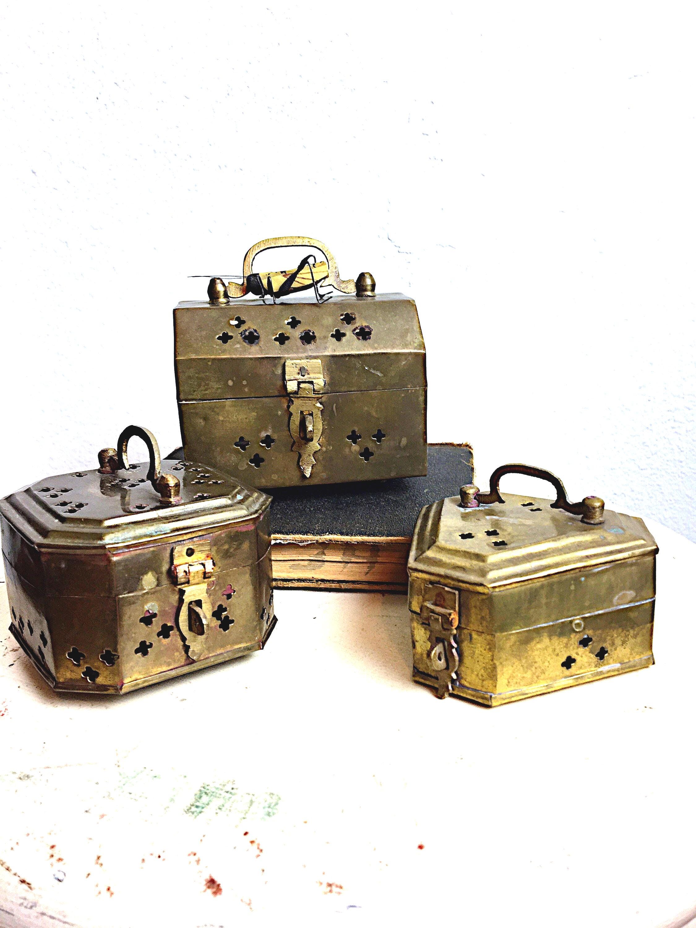 Vintage Brass Cricket Box Collection, Midcentury Decor - Etsy