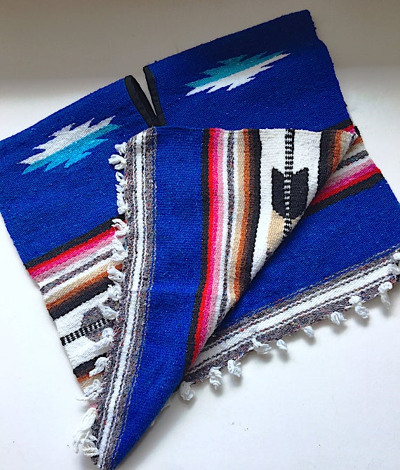 Vintage Woven Serape, Child Size Serape, Arrowhead
