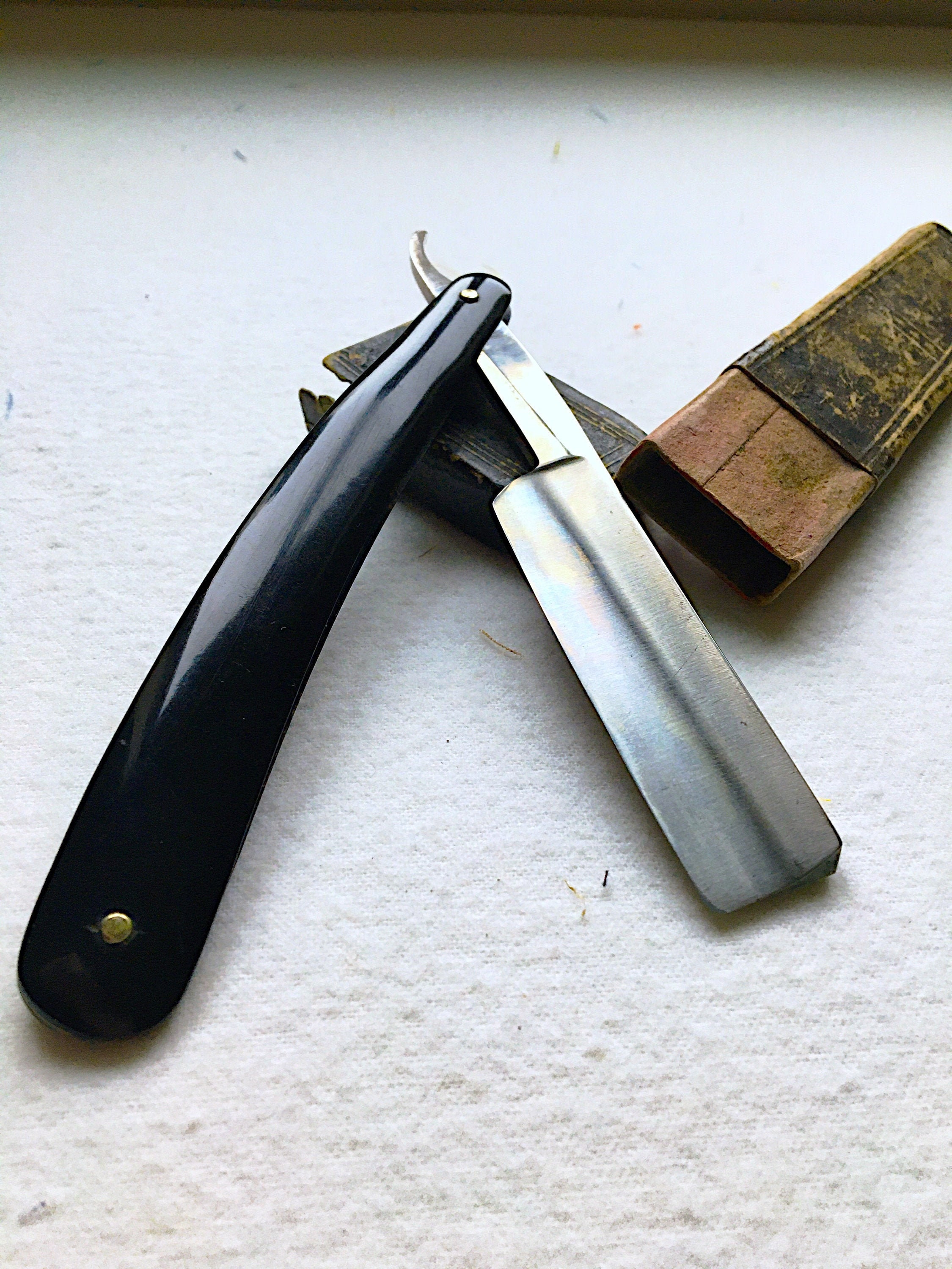 Vintage straight razor best sale