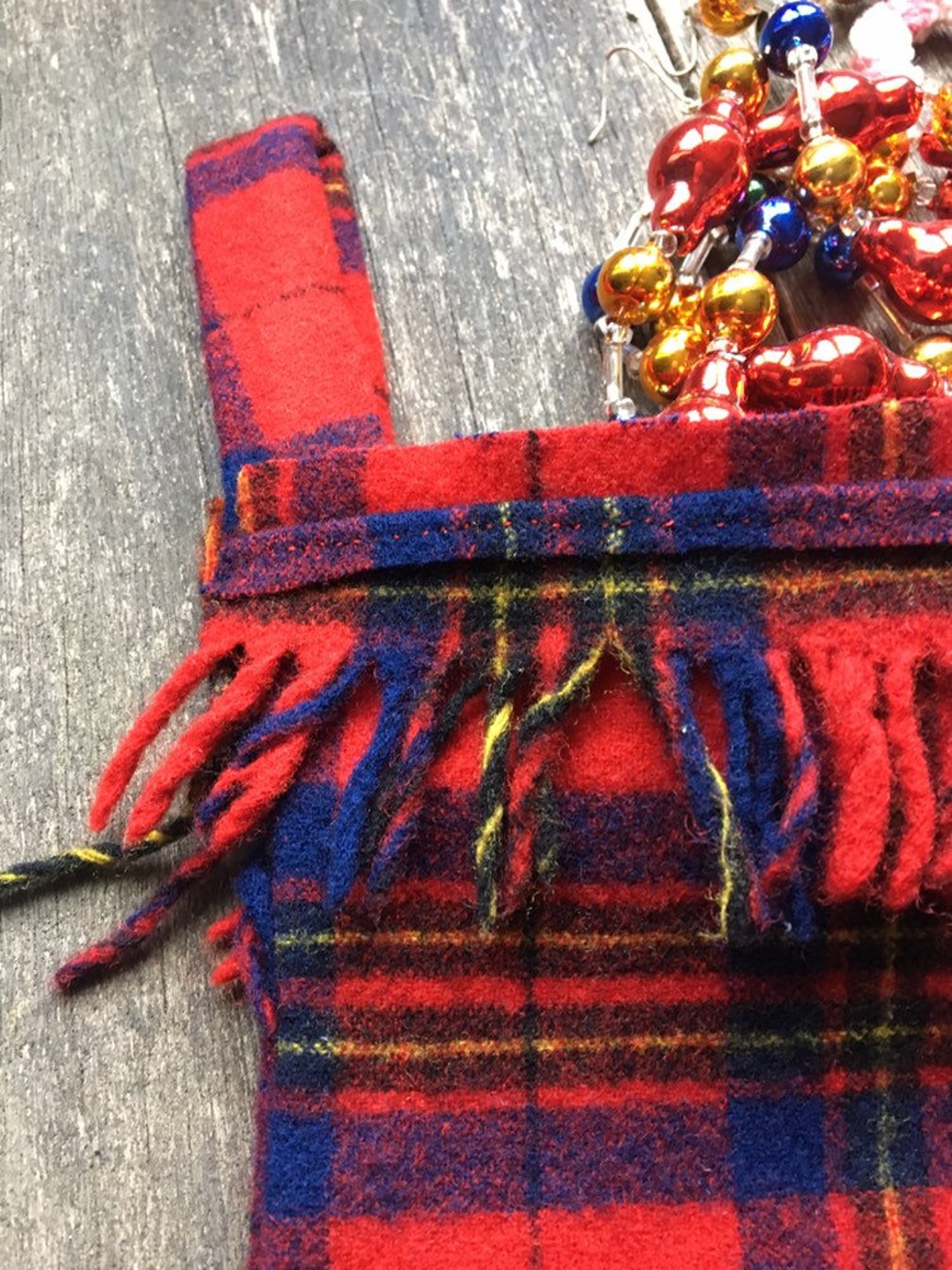 Vintage Pendleton Wool Christmas Stocking Farmhouse Christmas Etsy