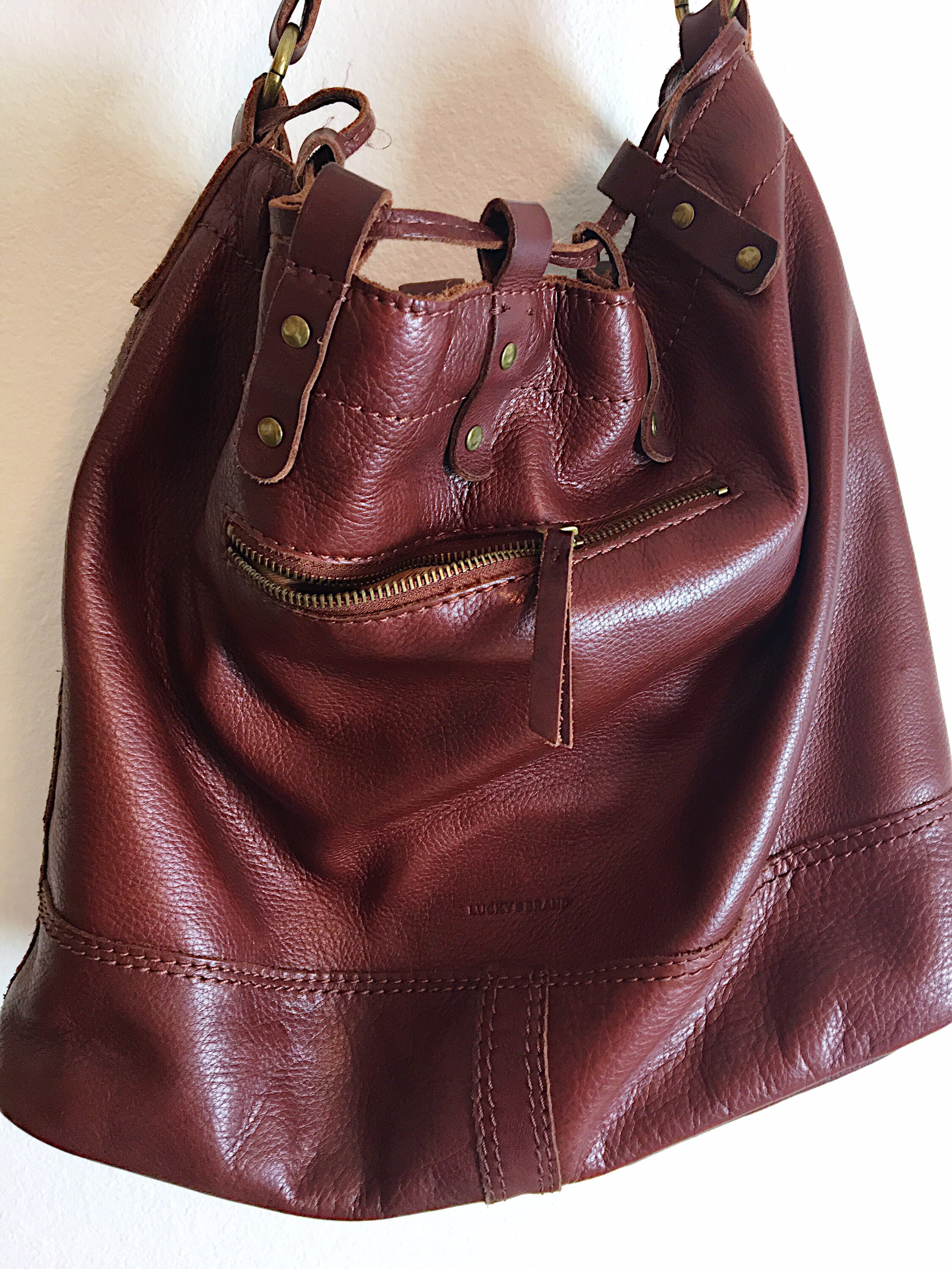 Lucky brand bucket bag sale