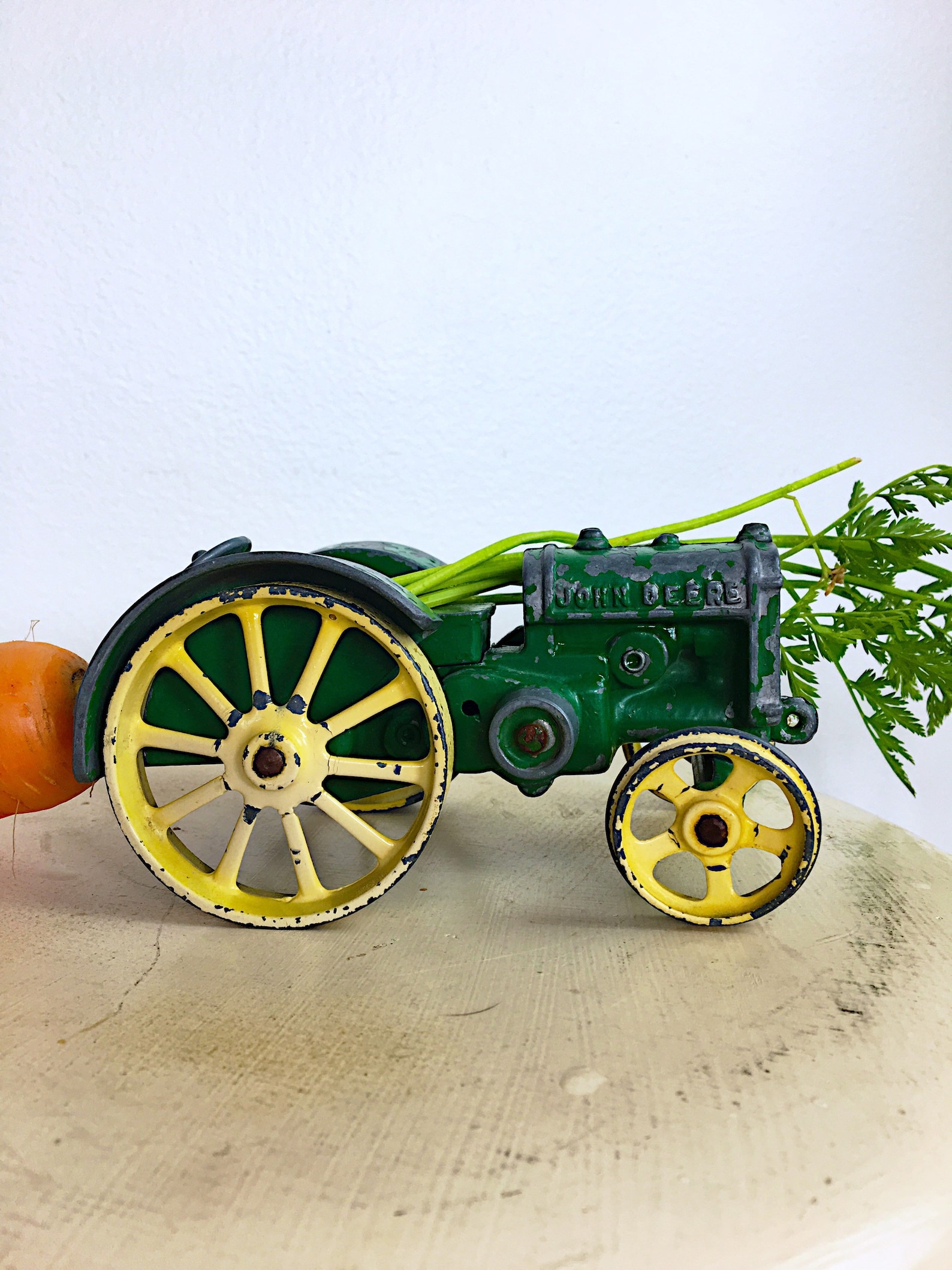 Vintage John Deere Cast Toy Tractor 1970s ERTL all metal Etsy