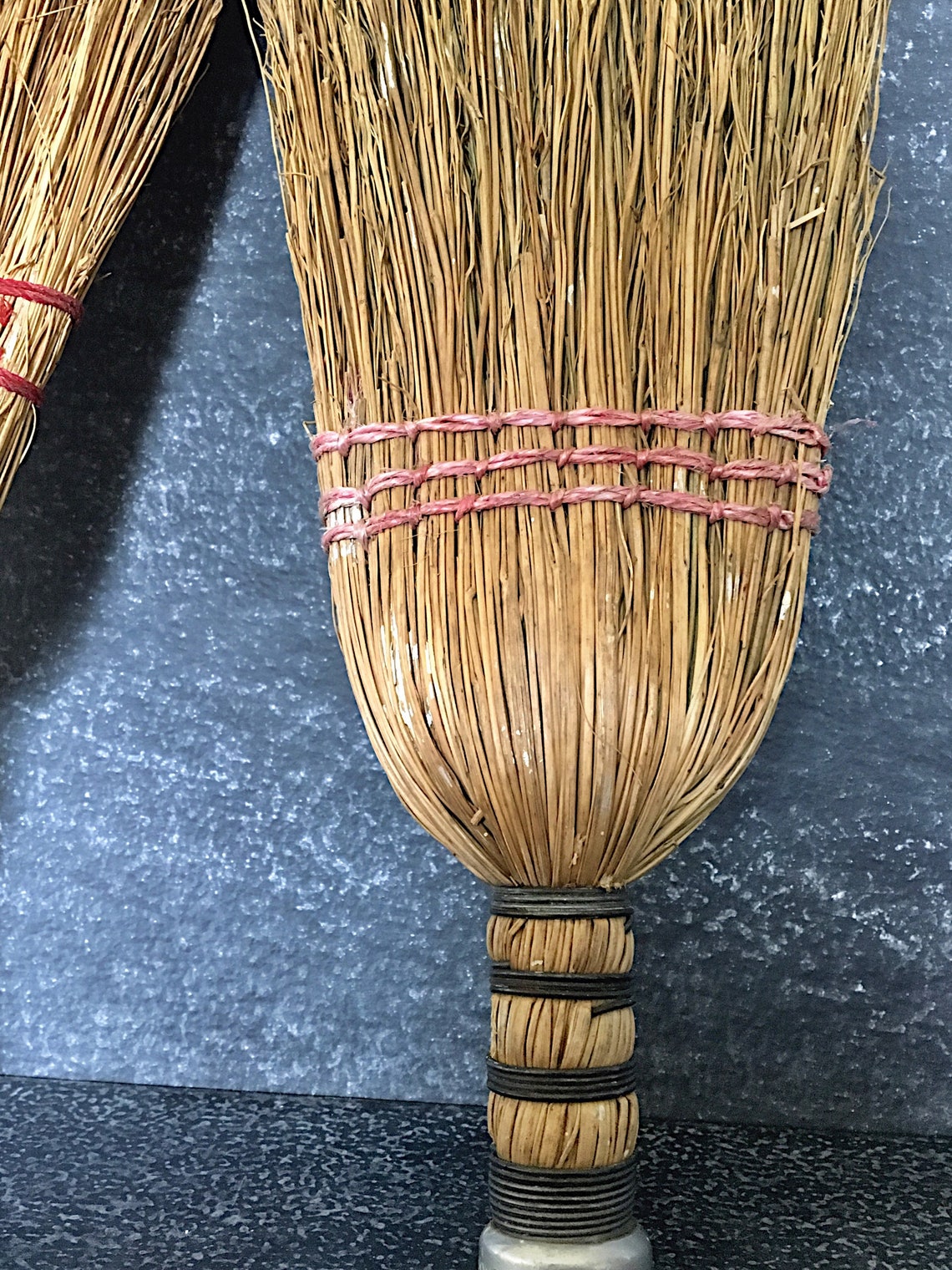 Vintage Natural Straw Whisk Brooms Rustic Farmhouse Country Etsy
