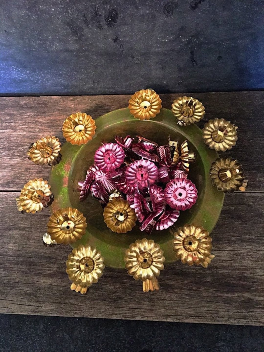 15 Pinzas Metálicas Doradas Para Sujetar Velas En El árbol De Navidad - Decoración Navideña Reutilizable
