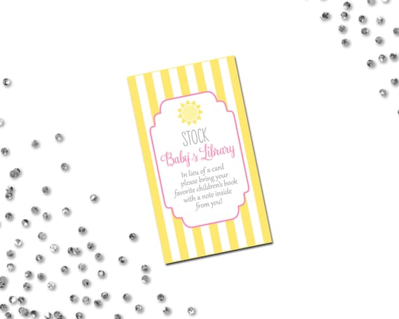 You Are My Sunshine Book Request, You Are My Sunshine Baby Shower