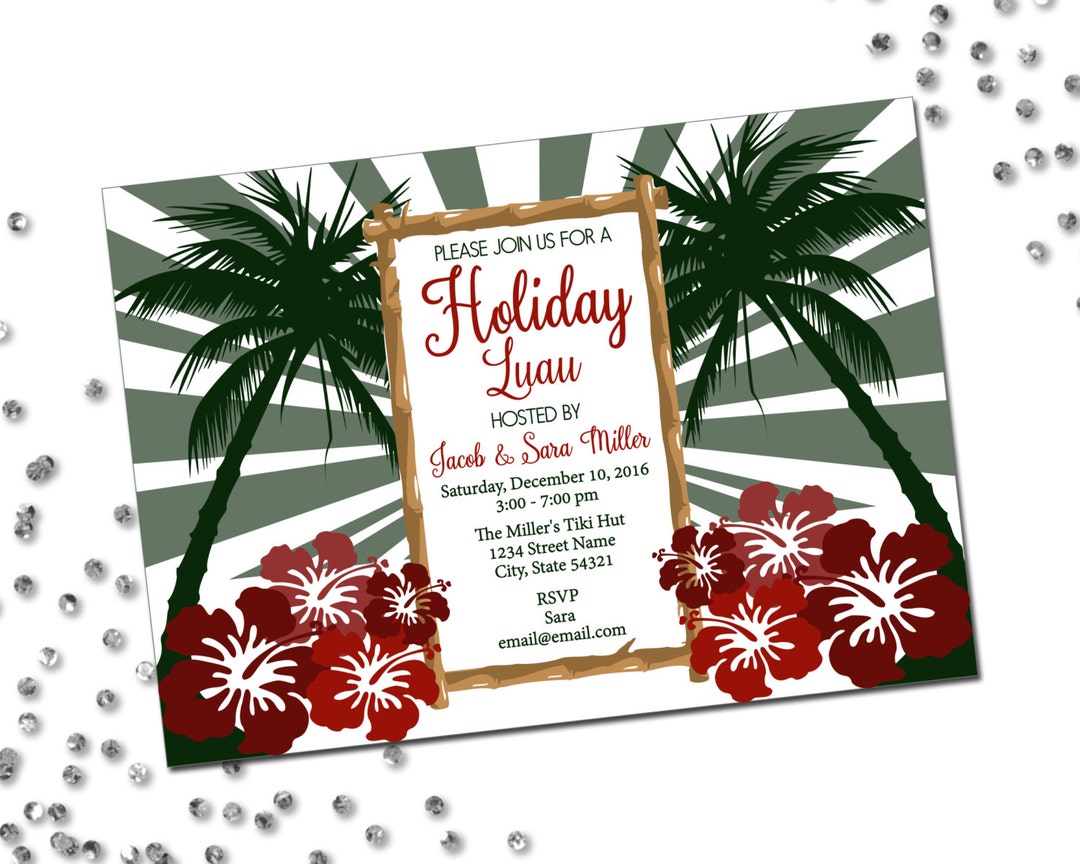 Christmas Luau Party 