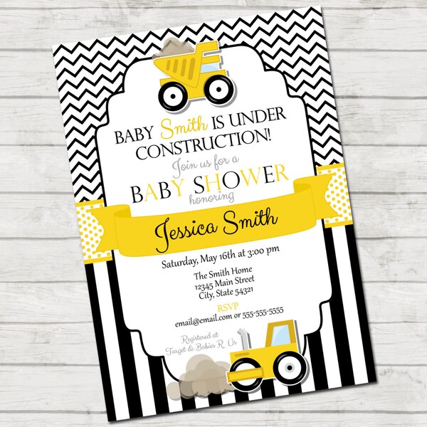 Baby Shower Chevron - Etsy