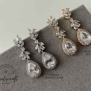Braut Ohrringe Rose Gold Ohrringe Kronleuchter Ohrringe Statement Ohrringe Hochzeitsschmuck Brautparty Geschenke für sie Hochzeit Ohrringe