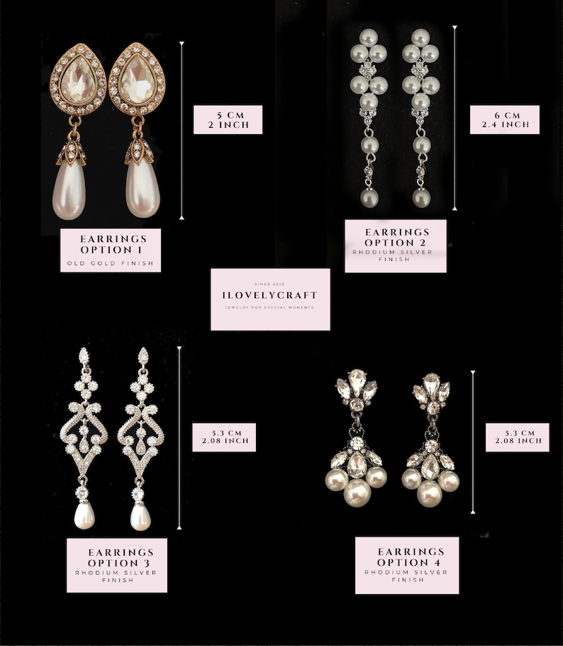 1920s Jewelry 1920s Headpiece Great Gatsby Headpiece Flapper dress gatsby headpiece wedding vintage 1920s dress Art Deco earrings Downton Bild 14