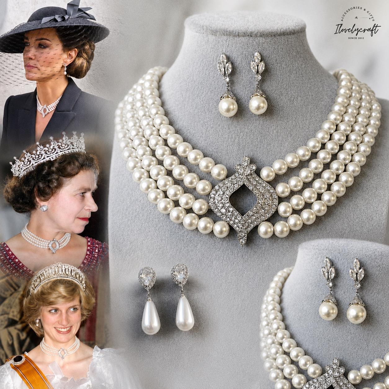 Princess kate pearl necklace - Etsy 日本