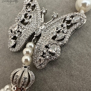1920s Jewelry 1920s Headpiece Great Gatsby Headpiece Flapper dress gatsby headpiece wedding vintage 1920s dress Art Deco earrings Downton Bild 10