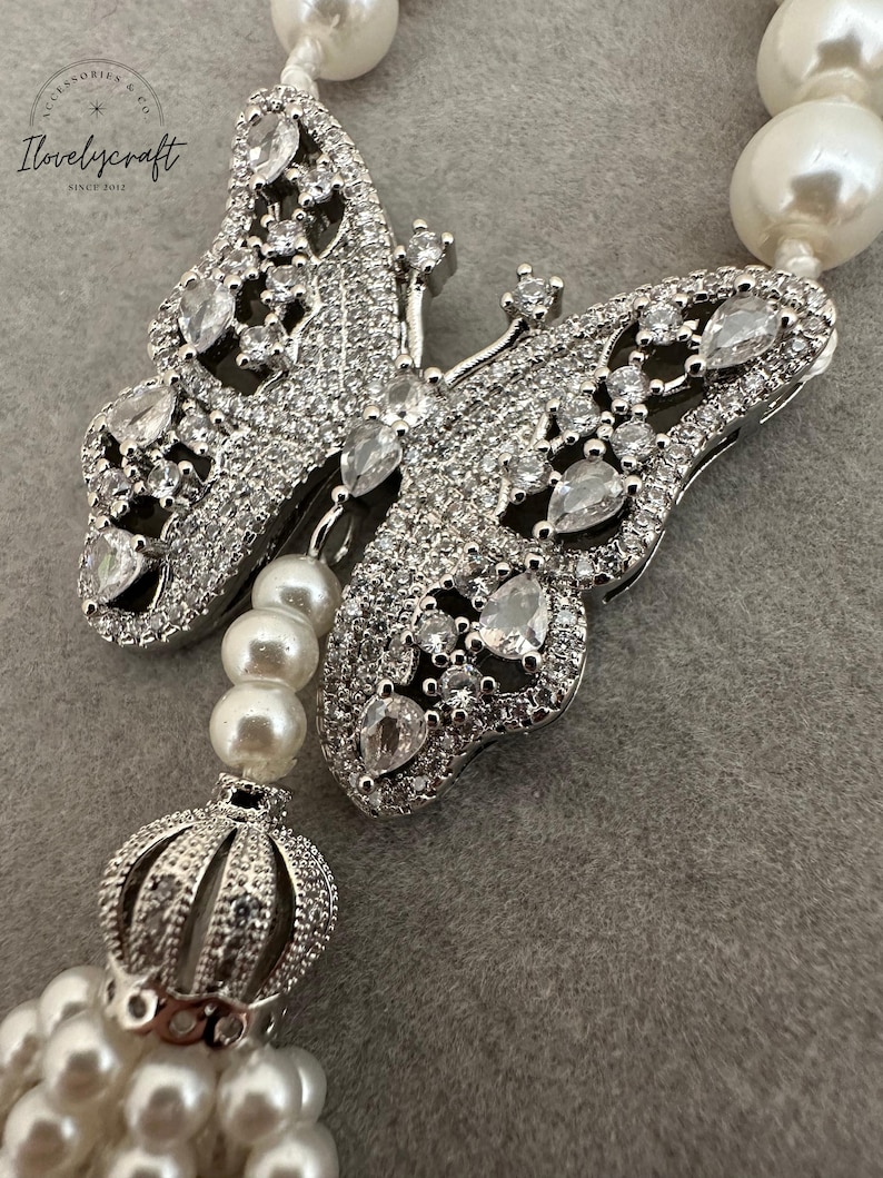 1920s Jewelry 1920s Headpiece Great Gatsby Headpiece Flapper dress gatsby headpiece wedding vintage 1920s dress Art Deco earrings Downton Bild 10