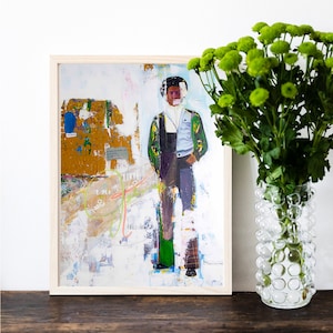 African American art, &quot;iɡˈzistəns&quot;  Giclee Print Art Wall Art