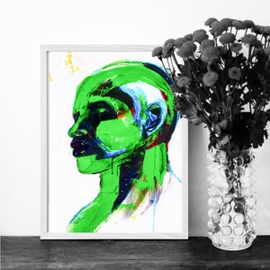 African American "Transformance" Giclee Print Art Wall Art