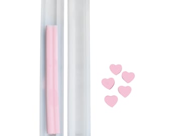 Soap Embed Heart Tube Mold Melt Pour Cold Process Column Mold Love Valentine's Snap Together