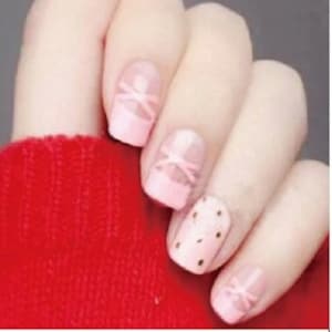 Transparent Nail Wraps - Nail Stickers - Pink Ballerina - Dry Nail Polish - Long Wear Nail Wraps
