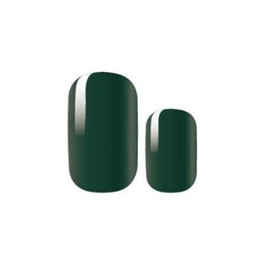 Dark Green - Dry Nail Polish - Long Wear Nail Wraps - Nail Strips