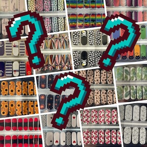 10 Mystery Sets - Nail Wraps - Nail Stickers - 100% Nail Polish Strips - Nail Decals - Mystery Box - Assorted Nail Wraps