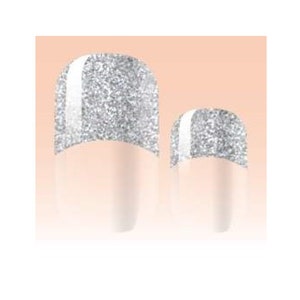 Silver Glitter French Tip 138zz – LeStar Co.