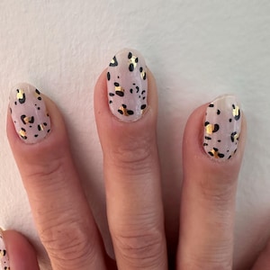 Nail Wraps - Nail Stickers - Leopard Print - Cheetah Print - Long Wear Nail Wraps - Nail Decals - Nail Polish Wraps