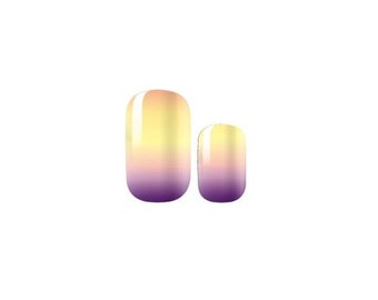 Ombre Sunset Nail Wraps – Long Wear Nail Strips