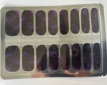 Night Sky Nail Wraps – Galaxy Space Nail Art Stickers